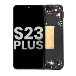 Samsung Galaxy S23 Plus İle Uyumlu Çerçeveli ekran Orijinal Ekranı)(Hayalet Siyah) - Görsel 2