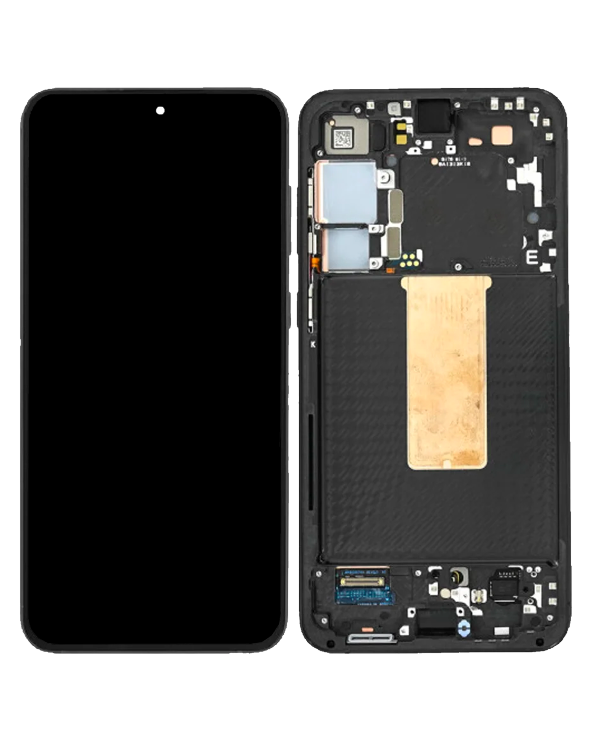 Samsung Galaxy S23 Plus İle Uyumlu Çerçeveli ekran Orijinal Ekranı)(Hayalet Siyah) - Görsel 4