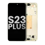 Samsung Galaxy S23 Plus İle Uyumlu Çerçeveli ekran Orijinal Ekranı(Kullanılmış OEM Çekme: Sınıf A)(Krem) - Görsel 5