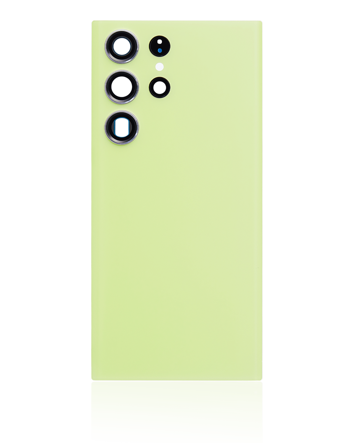 Samsung Galaxy S23 Ultra İle Uyumlu 5G Arka Kapak Camı Kamera Lensiyle  (Lime) - Görsel 3