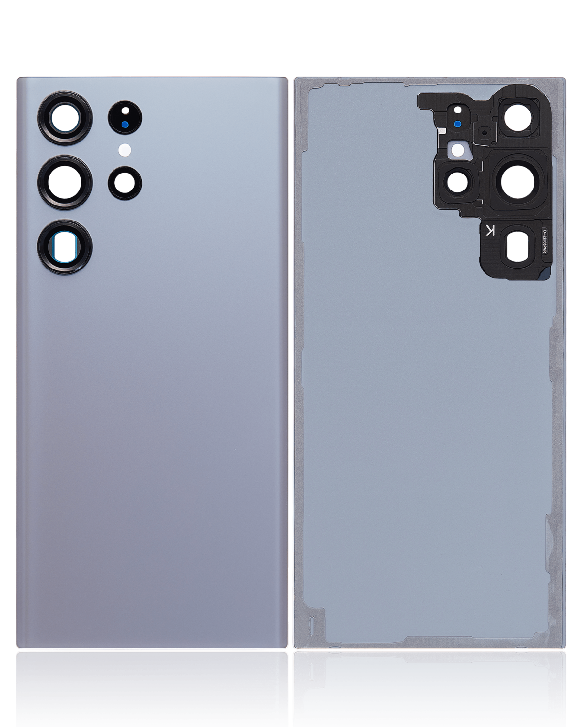 Samsung Galaxy S23 Ultra İle Uyumlu 5G Arka Kapak Camı Kamera Lensli  (Grafit) - Görsel 2