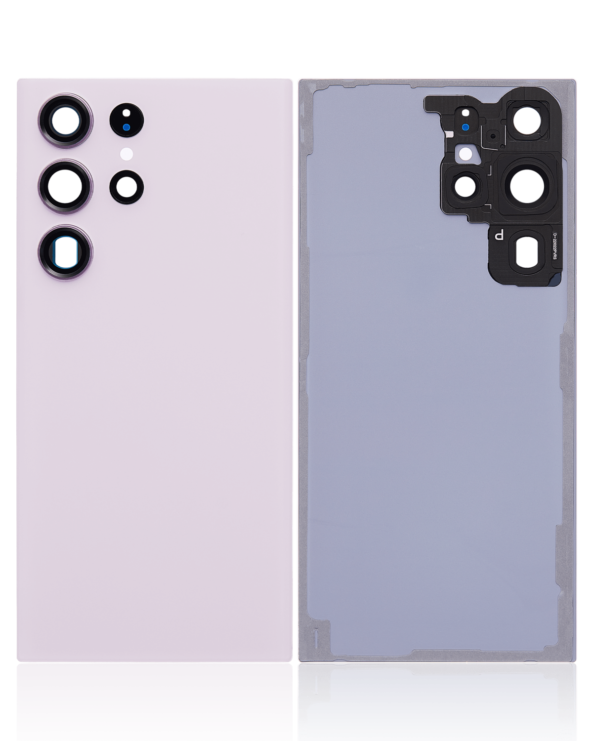 Samsung Galaxy S23 Ultra İle Uyumlu 5G Arka Kapak Camı Kamera Lensli  (Lavanta) - Görsel 2