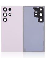 Samsung Galaxy S23 Ultra İle Uyumlu 5G Arka Kapak Camı Kamera Lensli  (Lavanta) - Görsel 2