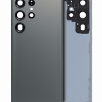 Samsung Galaxy S23 Ultra İle Uyumlu 5G Arka Kapak Camı Kamera Lensli  (Yeşil)