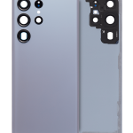 Samsung Galaxy S23 Ultra İle Uyumlu Arka Kapak Camı Kamera Lensiyle (Servis Paketi) (Grafit)