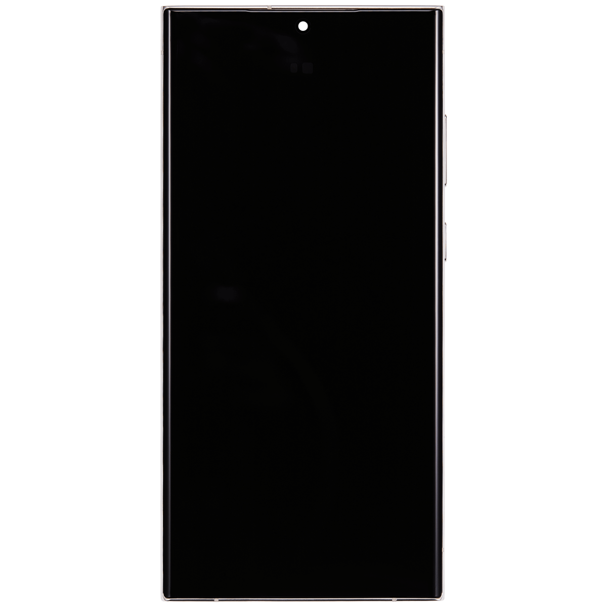 Samsung Galaxy S23 Ultra İle Uyumlu Çerçeveli Ekran Dokunmatik Ekran Orijinal(Krem) - Görsel 3