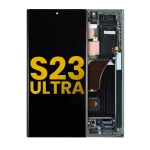 Samsung Galaxy S23 Ultra İle Uyumlu Çerçeveli Ekran Dokunmatik Ekran Orijinal(Yeşil) - Görsel 3