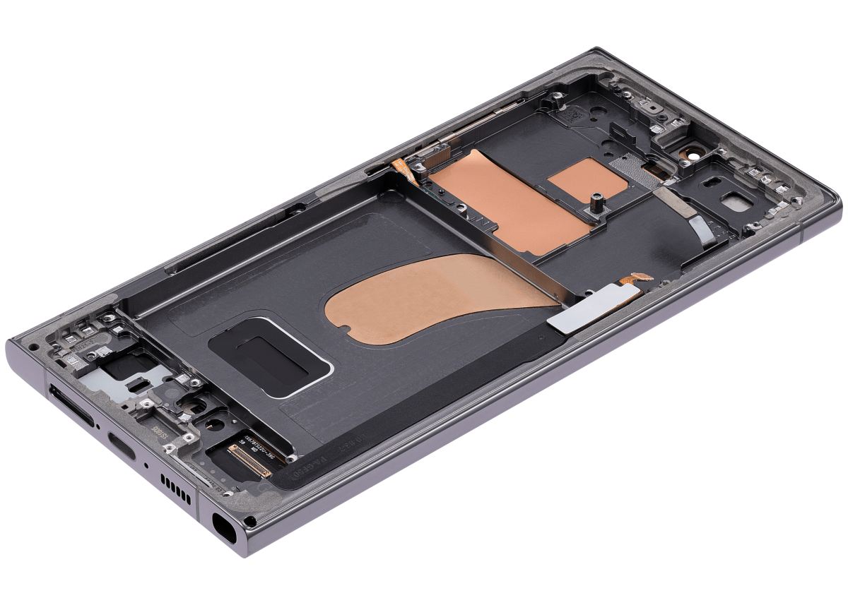 Samsung Galaxy S23 Ultra İle Uyumlu Çerçeveli Ekran Dokunmatik Ekran Orijinal(Yeşil) - Görsel 7