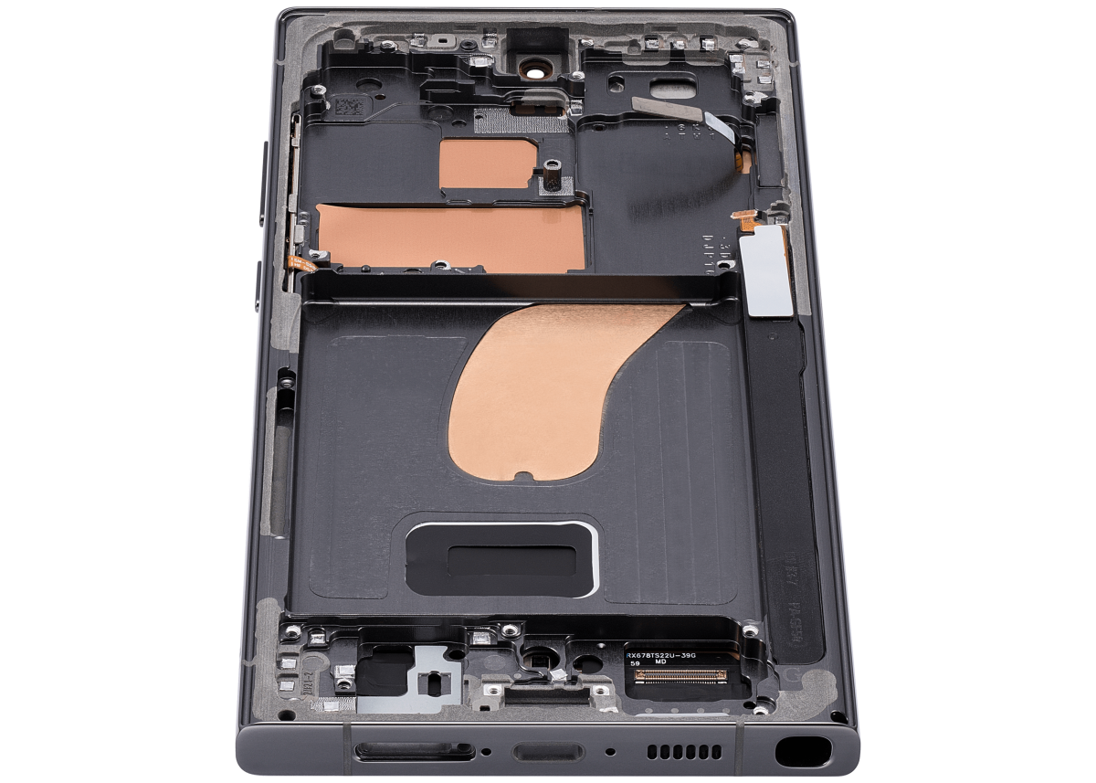 Samsung Galaxy S23 Ultra İle Uyumlu Çerçeveli Ekran Dokunmatik Ekran Orijinal(Yeşil) - Görsel 8