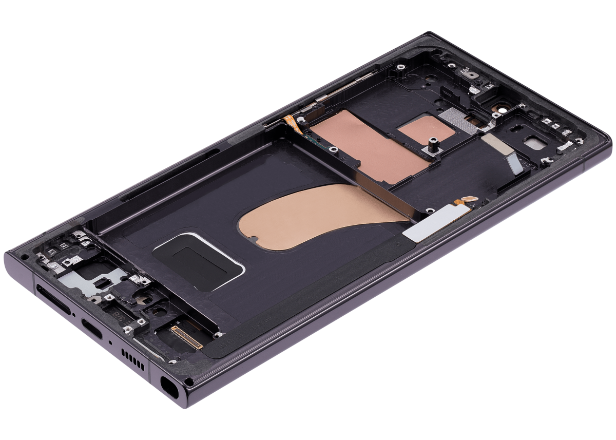 Samsung Galaxy S23 Ultra İle Uyumlu Çerçeveli Ekran Dokunmatik Orijinal Ekranı (Servis Paketi)(Phantom Black) - Görsel 6