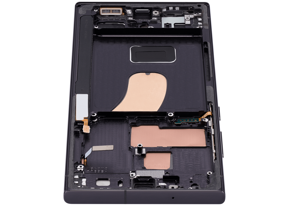 Samsung Galaxy S23 Ultra İle Uyumlu Çerçeveli Ekran Dokunmatik Orijinal Ekranı (Servis Paketi)(Phantom Black) - Görsel 7