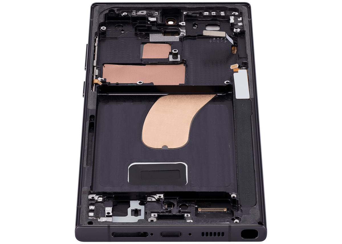 Samsung Galaxy S23 Ultra İle Uyumlu Çerçeveli Ekran Dokunmatik Orijinal Ekranı (Servis Paketi)(Phantom Black) - Görsel 9