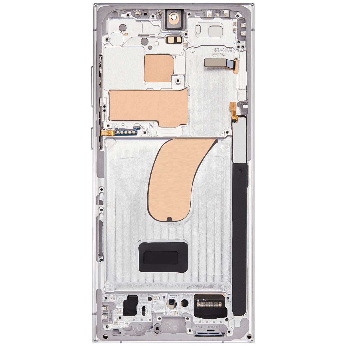 Samsung Galaxy S23 Ultra İle Uyumlu Çerçeveli Ekran Dokunmatik(Gök Mavisi) - Görsel 5