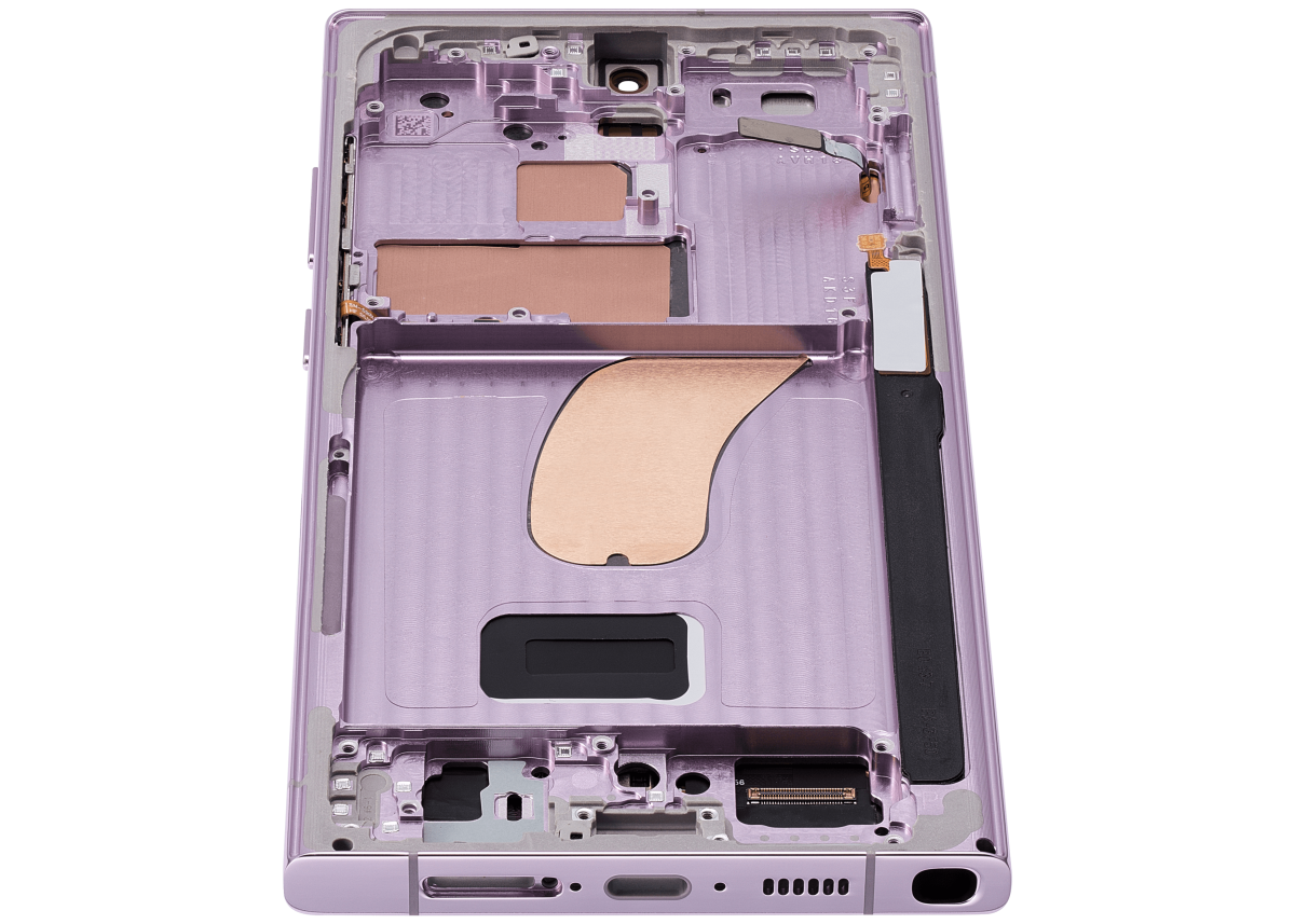 Samsung Galaxy S23 Ultra İle Uyumlu Çerçeveli Ekran Dokunmatik(Lavanta) - Görsel 8