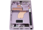 Samsung Galaxy S23 Ultra İle Uyumlu Çerçeveli Ekran Dokunmatik(Lavanta) - Görsel 8