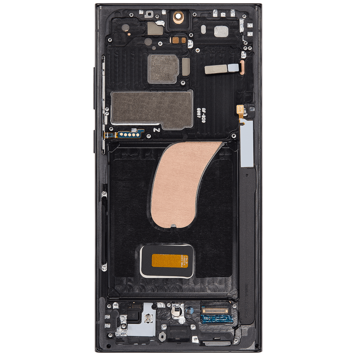 Samsung Galaxy S23 Ultra İle Uyumlu  Çerçeveli ekran Orijinal Ekranı Orijinal(Grafit Kırmızı) - Görsel 4