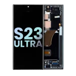 Samsung Galaxy S23 Ultra İle Uyumlu Orijinal Ekranı (Servis Paketi)(Grafit) Çerçeveli ekran Orijinal Ekranı - Görsel 4