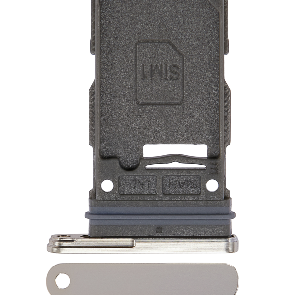 Samsung Galaxy S23 Ultra İle Uyumlu Tek Sim Kart Tepsisi (Krem)