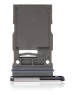 Samsung Galaxy S23 Ultra İle Uyumlu Tek Sim Kart Tepsisi (Phantom Black) - Görsel 3