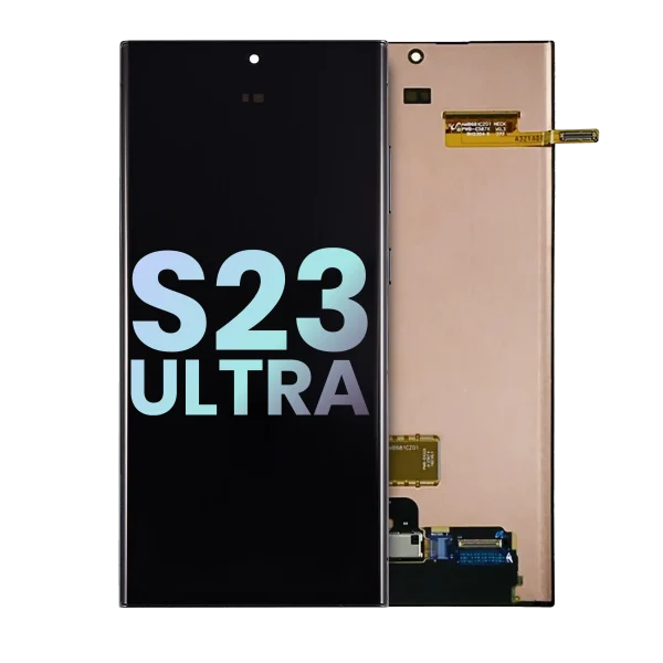 Samsung Galaxy S23 Ultra İle UyumluÇerçevesiz ekran Orijinal Ekranı  Orijinal Ekranı (Servis Paketi)(Tüm Renkler)