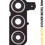 Samsung Galaxy S24 5G İle Uyumlu Arka Kamera Lensi Çerçeveli Halkalı (Amber Sarı)