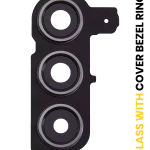 Samsung Galaxy S24 5G İle Uyumlu Arka Kamera Lensi Çerçeveli Halkalı (Onyx Siyah)