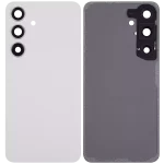 Samsung Galaxy S24 5G İle Uyumlu Arka Kapak Camı Kamera Lensiyle  (Aftermarket Plus) (Mermer Grisi) - Görsel 2