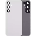 Samsung Galaxy S24 5G İle Uyumlu Arka Kapak Camı Kamera Lensiyle  (Aftermarket Plus) (Mermer Grisi) - Görsel 3
