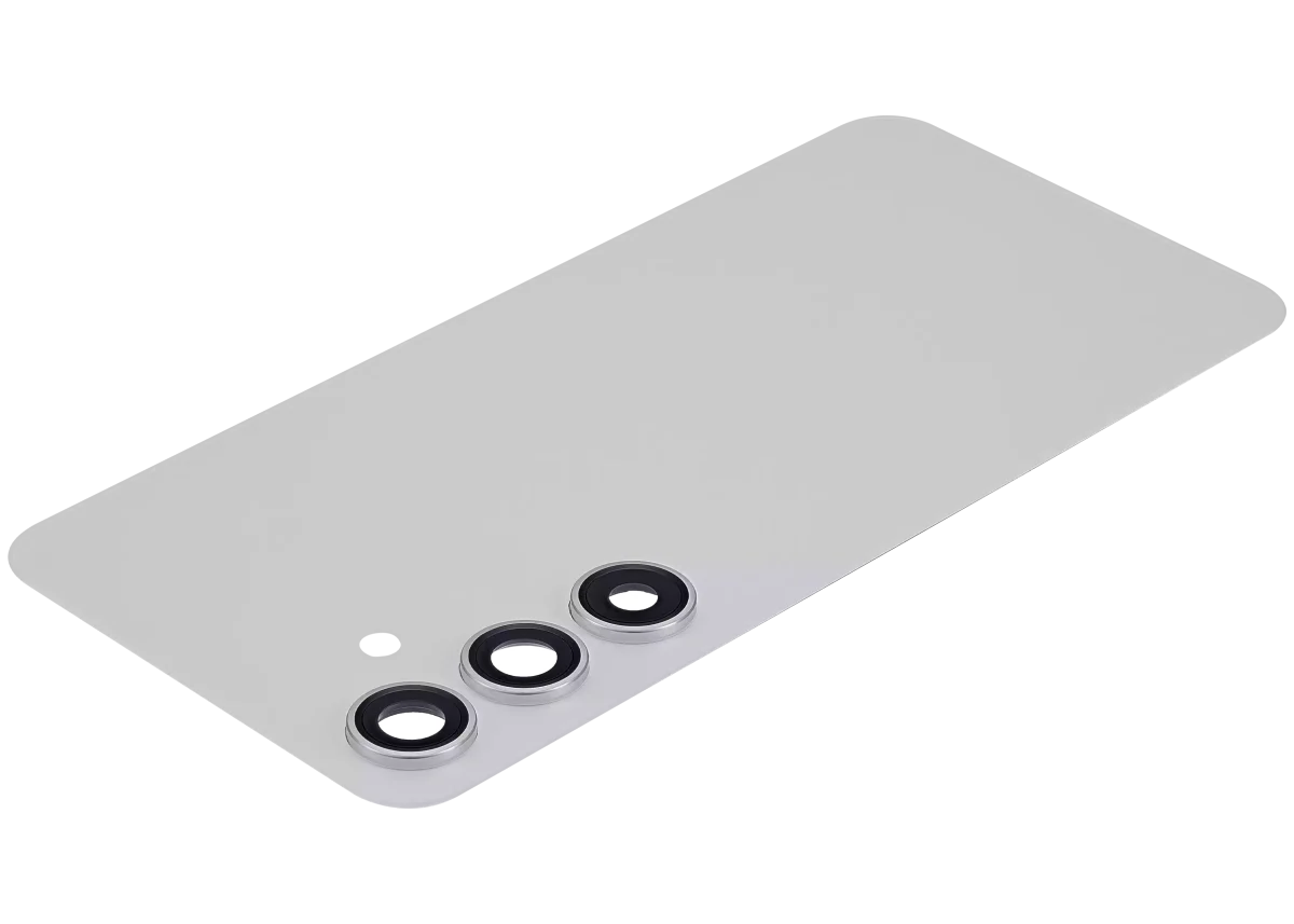 Samsung Galaxy S24 5G İle Uyumlu Arka Kapak Camı Kamera Lensiyle  (Aftermarket Plus) (Mermer Grisi) - Görsel 6