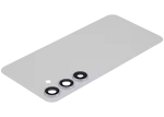 Samsung Galaxy S24 5G İle Uyumlu Arka Kapak Camı Kamera Lensiyle  (Aftermarket Plus) (Mermer Grisi) - Görsel 6