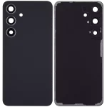 Samsung Galaxy S24 5G İle Uyumlu Arka Kapak Camı Kamera Lensiyle  (Aftermarket Plus) (Onyx Siyah) - Görsel 2