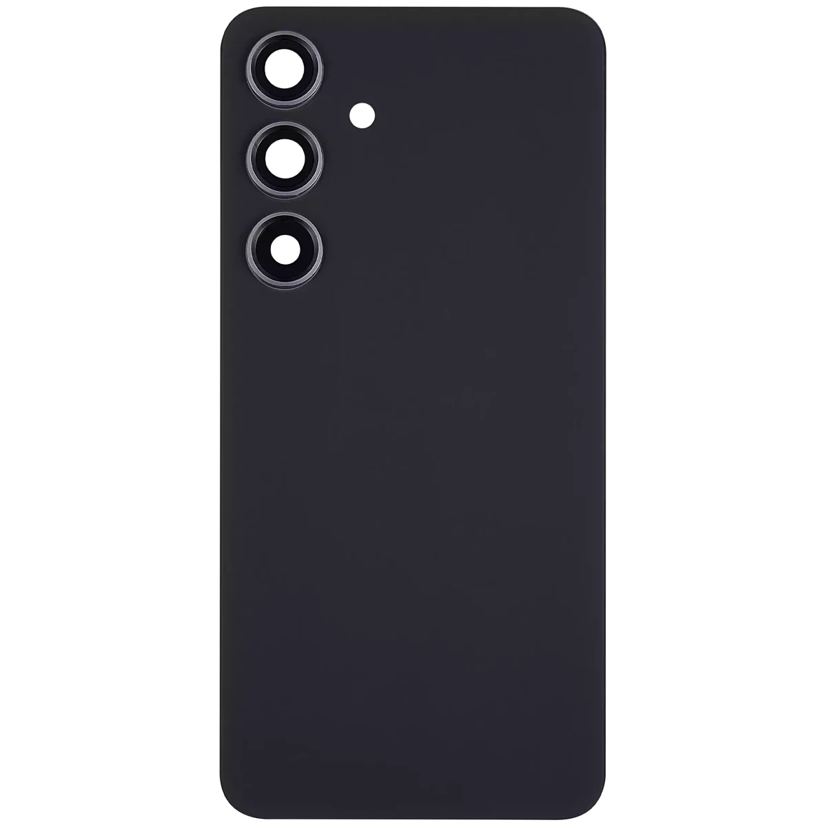 Samsung Galaxy S24 5G İle Uyumlu Arka Kapak Camı Kamera Lensiyle  (Aftermarket Plus) (Onyx Siyah) - Görsel 4