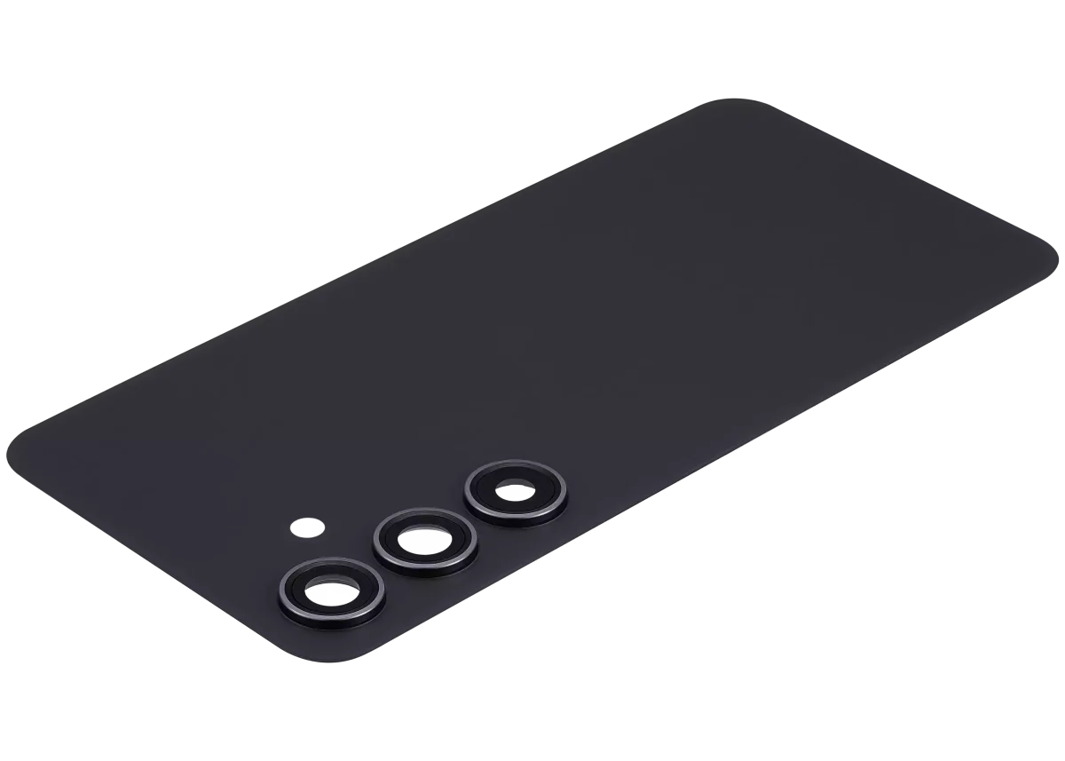 Samsung Galaxy S24 5G İle Uyumlu Arka Kapak Camı Kamera Lensiyle  (Aftermarket Plus) (Onyx Siyah) - Görsel 6