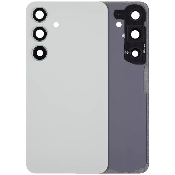 Samsung Galaxy S24 5G İle Uyumlu Arka Kapak Camı Kamera Lensiyle  (Aftermarket Plus) (Yeşim Yeşili)