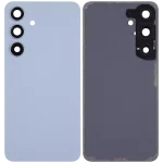 Samsung Galaxy S24 5G İle Uyumlu Arka Kapak Camı Kamera Lensiyle  (Safir Mavisi) - Görsel 2