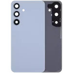 Samsung Galaxy S24 5G İle Uyumlu Arka Kapak Camı Kamera Lensiyle  (Safir Mavisi)