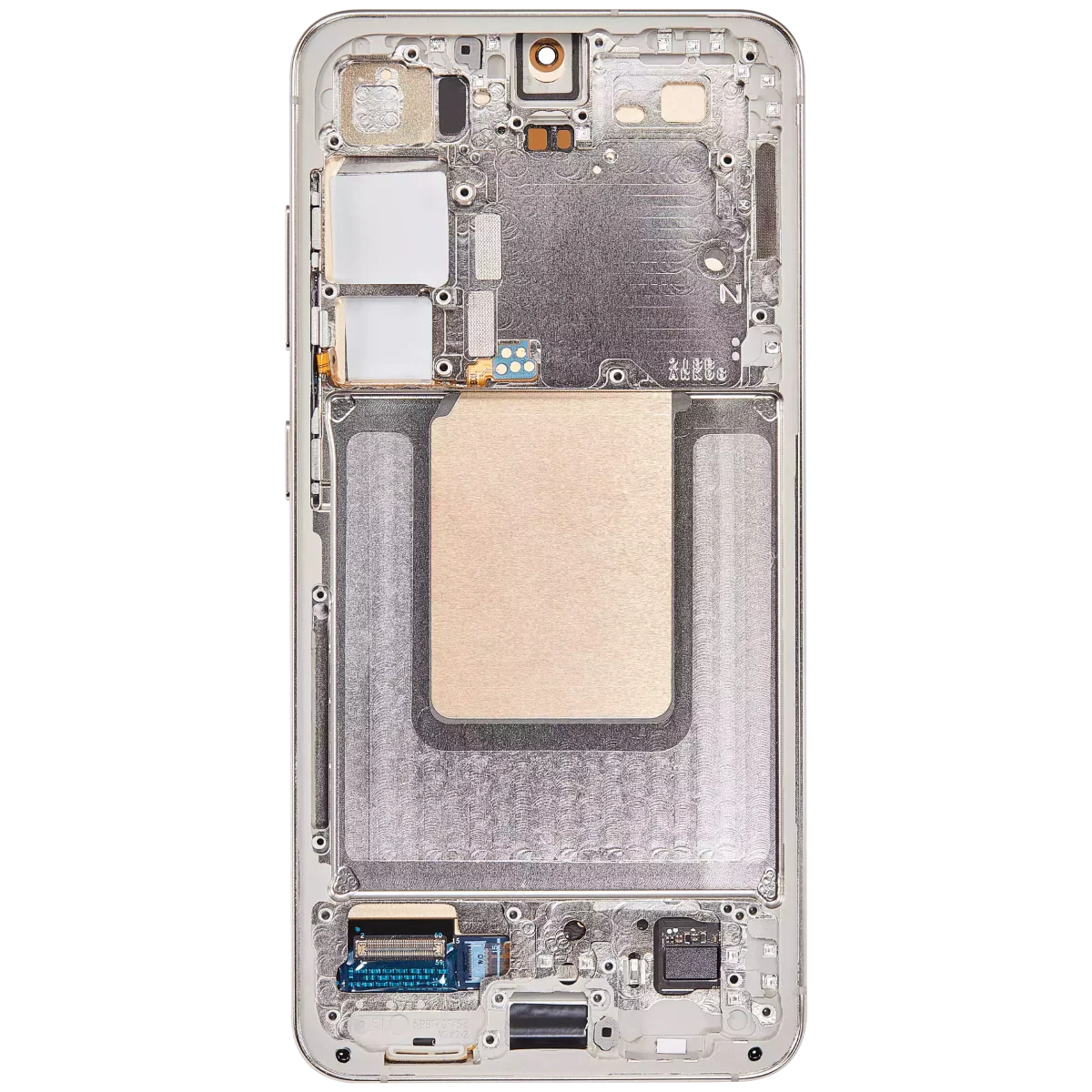 Samsung Galaxy S24 5G İle Uyumlu İçin Çerçeveli ekran - Orijinal (Amber Sarısı)  Orijinal Ekranı - Görsel 4