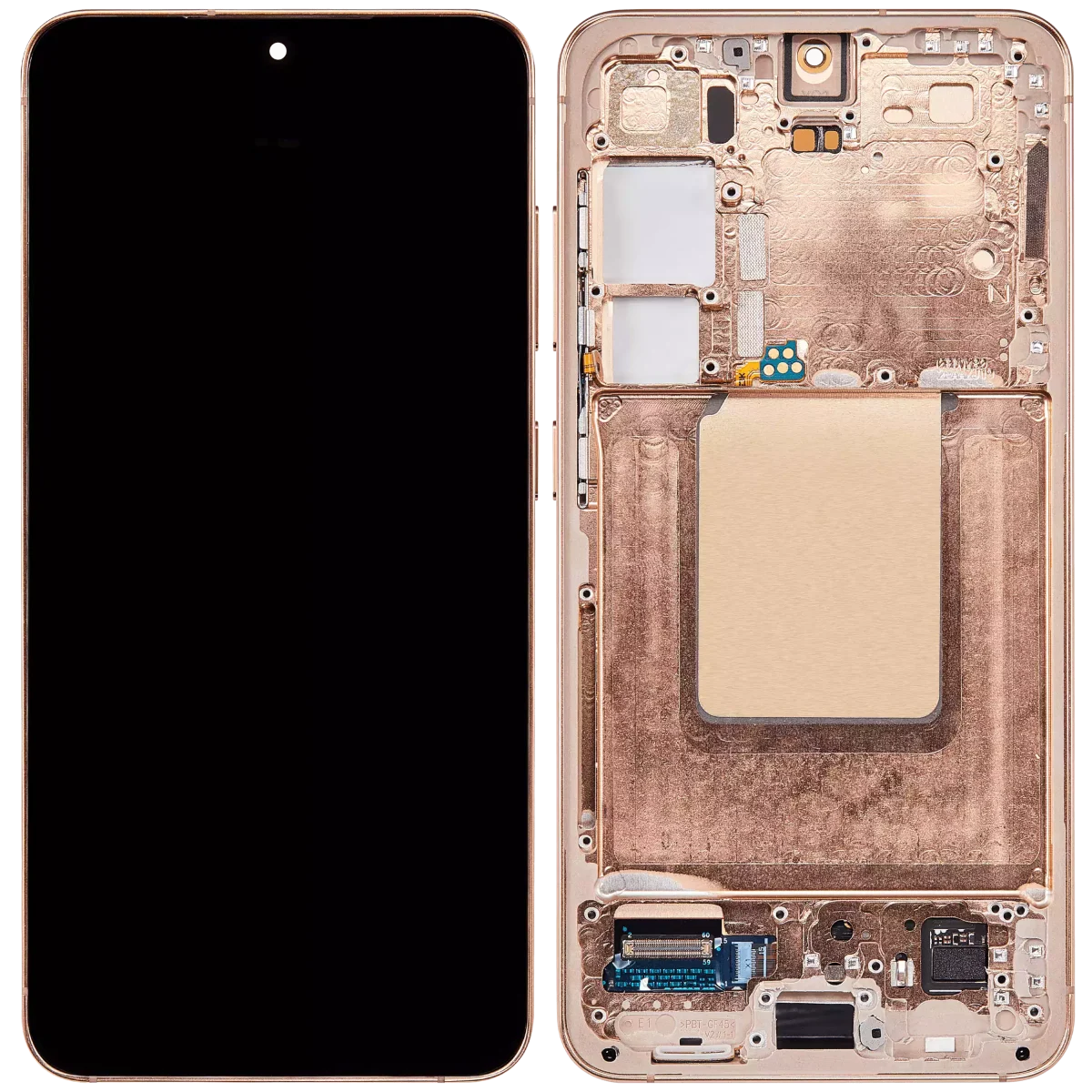 Samsung Galaxy S24 5G İle Uyumlu İçin Çerçeveli ekran - Orijinal (Kumtaşı Turuncusu)  Orijinal Ekranı - Görsel 2