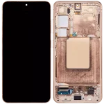 Samsung Galaxy S24 5G İle Uyumlu İçin Çerçeveli ekran - Orijinal (Kumtaşı Turuncusu)  Orijinal Ekranı - Görsel 2