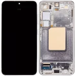 Samsung Galaxy S24 5G İle Uyumlu İçin Çerçeveli ekran - Orijinal (Mermer Grisi)  Orijinal Ekranı - Görsel 2