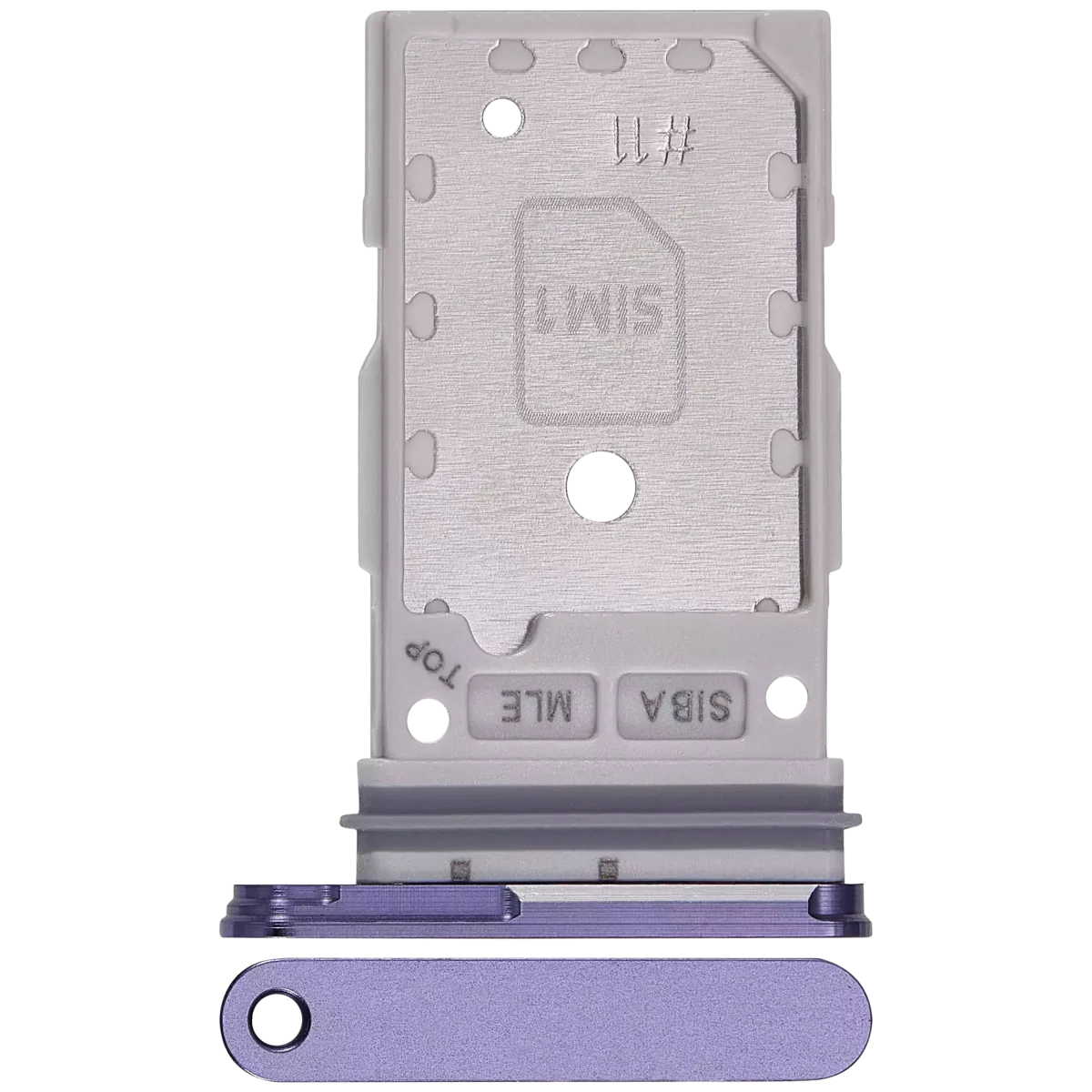 Samsung Galaxy S24 5G İle Uyumlu İle Uyumlu Çift Sim Kart Tepsisi S24 Plus 5G İle Uyumlu (Kobalt Menekşe) - Görsel 3