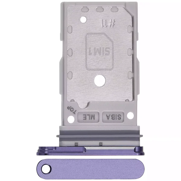 Samsung Galaxy S24 5G İle Uyumlu İle Uyumlu Çift Sim Kart Tepsisi S24 Plus 5G İle Uyumlu (Kobalt Menekşe)