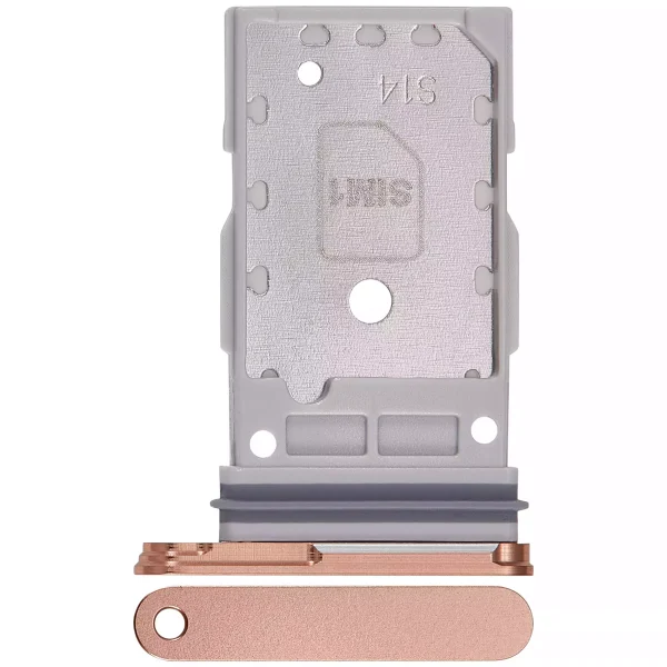 Samsung Galaxy S24 5G İle Uyumlu İle Uyumlu Çift Sim Kart Tepsisi S24 Plus 5G İle Uyumlu (Kumtaşı Turuncusu)