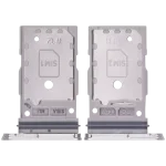 Samsung Galaxy S24 5G İle Uyumlu İle Uyumlu Çift Sim Kart Tepsisi S24 Plus 5G İle Uyumlu (Mermer Gri) - Görsel 2