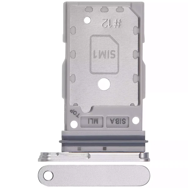 Samsung Galaxy S24 5G İle Uyumlu İle Uyumlu Çift Sim Kart Tepsisi S24 Plus 5G İle Uyumlu (Mermer Gri)