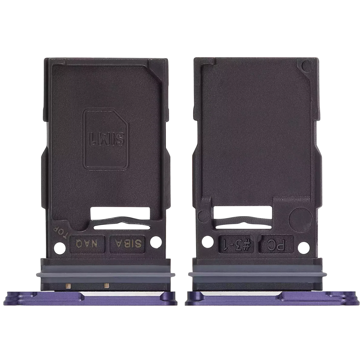 Samsung Galaxy S24 5G İle Uyumlu İle Uyumlu Tek Sim Kart Tepsisi S24 Plus 5G İle Uyumlu (Kobalt Menekşe) - Görsel 2