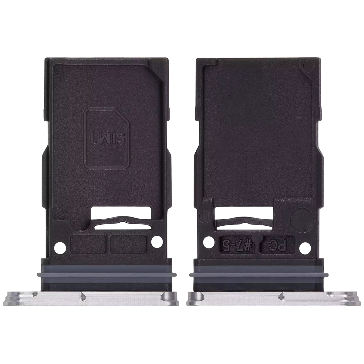 Samsung Galaxy S24 5G İle Uyumlu İle Uyumlu Tek Sim Kart Tepsisi S24 Plus 5G İle Uyumlu (Mermer Gri) - Görsel 2