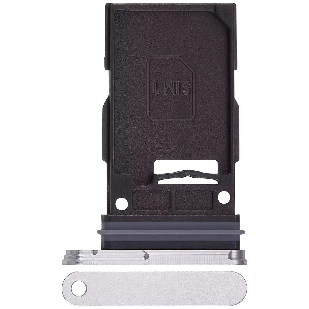 Samsung Galaxy S24 5G İle Uyumlu İle Uyumlu Tek Sim Kart Tepsisi S24 Plus 5G İle Uyumlu (Mermer Gri) - Görsel 3