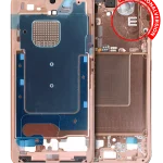 Samsung Galaxy S24 5G İle Uyumlu Orta Çerçeve Muhafaza (Uluslararası sürüm) (Servis Paketi) (Kumtaşı Turuncusu)