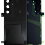 Samsung Galaxy S24 Arka İle Uyumlu Kapak Camı Kamera Lensiyle (Servis Paketi) (Onyx Siyah)